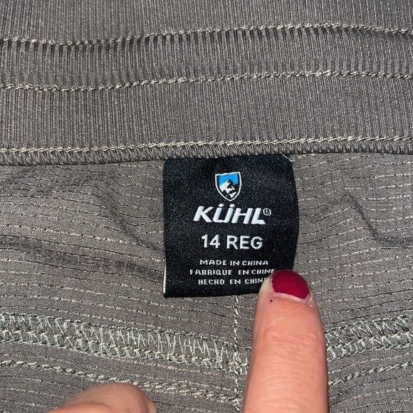Kuhl Strattus Ripstop Lightweight Hiking Outdoor Pants Green 14 - Picture 8 of 9